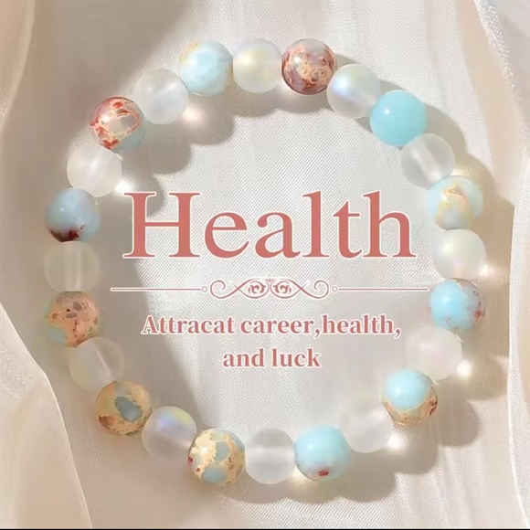 Natural Stone Health Energy Bracelet – Career, Health & Luck Attraction - Picture 7 of 8